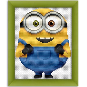 PDF Cross Stitch Pattern Minion Bob -- Instant Download