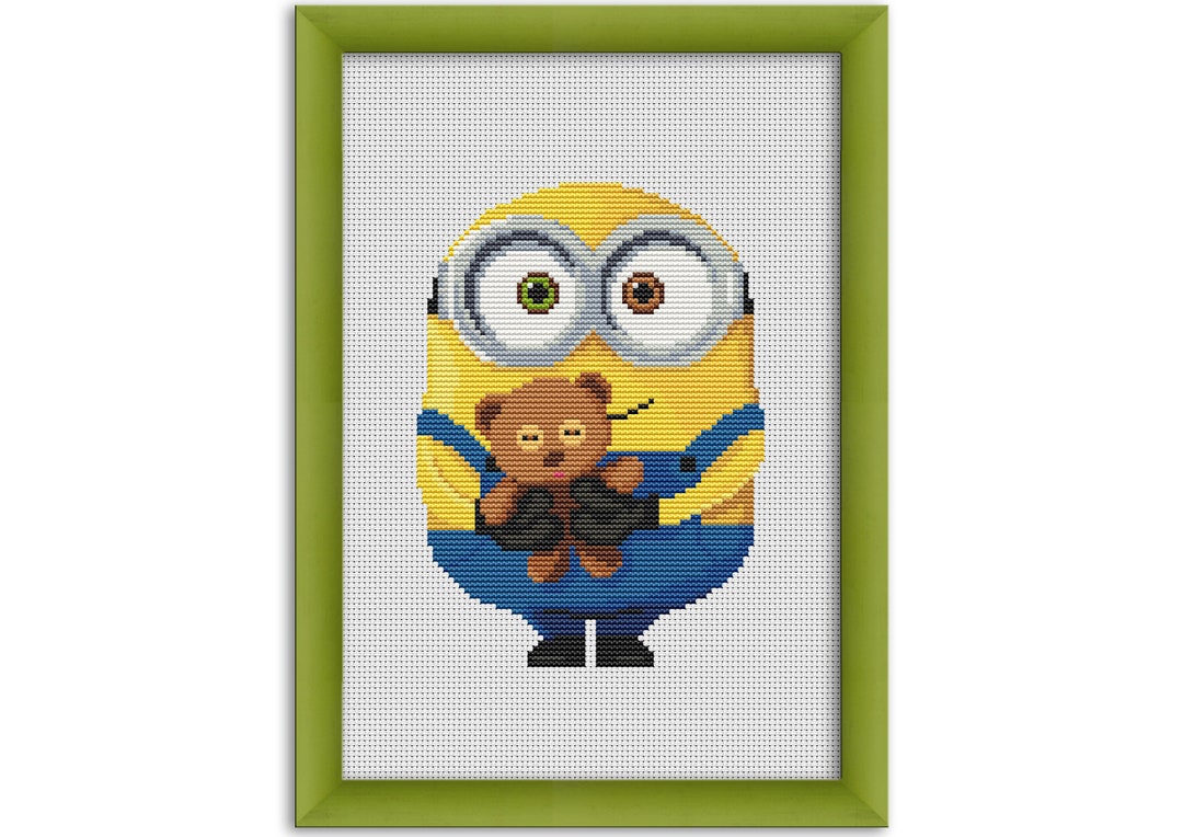 PDF Cross Stitch Pattern Minion Bob Instant Download - Etsy