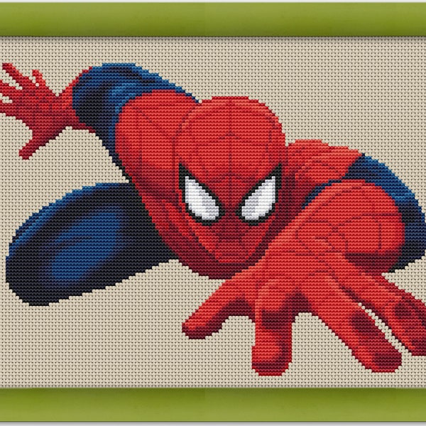 PDF Cross Stitch Pattern "Spider-Man"  Instant Download