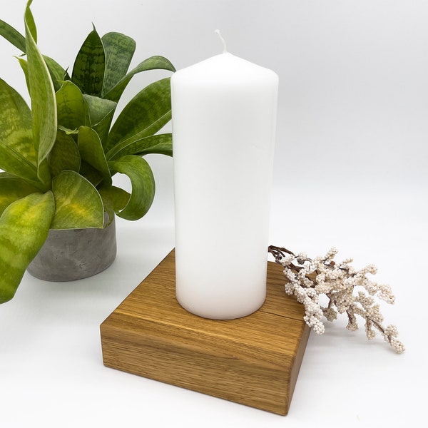 Candlestick for pillar candles I Communion | Baptism | confirmation