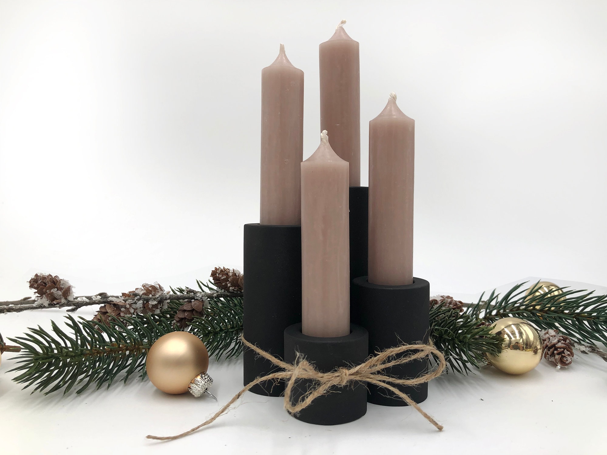 Schlichter adventskranz