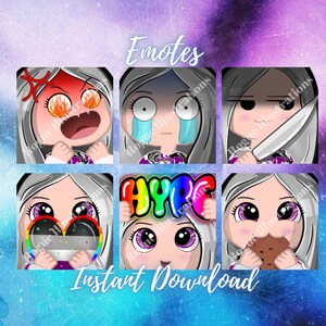 Colourful Asexual LGBTQIA Pride Emotes for Twitch & Discord,  LGBTQ Emotes, Pride Emotes, Pride, Queer, Asexual, LQBT, Twitch, Discord