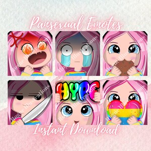 Pansexual Pride Emotes, Express Your Pride with Every Emoji, LGBTQ Emotes, Pan Pride, Inclusive Emotes, Pride Flags, LGBTQIA+, Love is Love