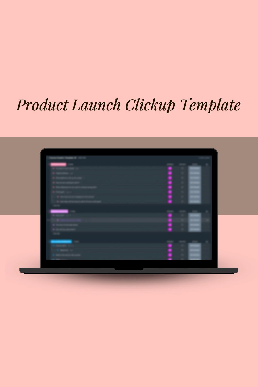 Buy Product Launch Clickup Template Coaches Service Providers Business Mentors Product Launch ...