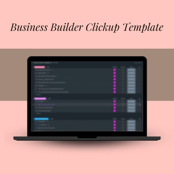 Business Builder Template | Clickup Template | Coaches | Service Providers | Business | Mentors | Self-Employed