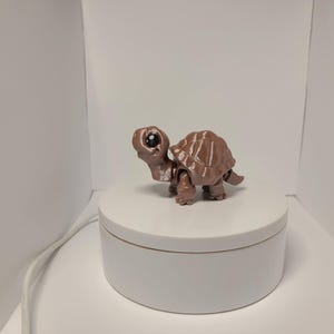 Mini flexible tortoise, 3d printed