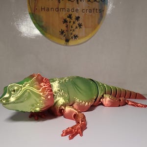 Bearded dragon, Articulated 3d Printed Figure