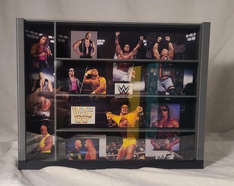Display Case: WWE - Mini or Itty Bitty - Fits Mini Legos, Funko Pops, 3D Characters