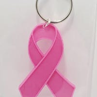 Breast Cancer Support Keychain - Etsy