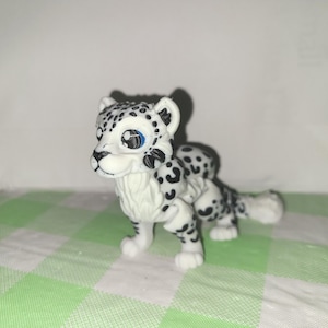 Snow Leopard, Flexible, 3d print, Fidget toy