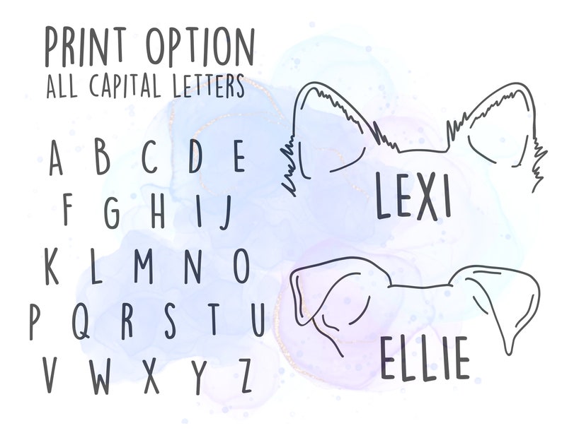 Personalized Dog Ear Car Decal Sticker Etsy