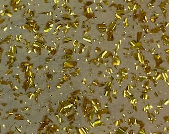 Lámina acrílica con brillo dorado y ámbar - 1/8 12x19