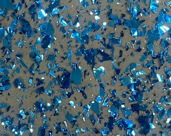 Lámina acrílica Royal Azure Glitz - 1/8 12x19