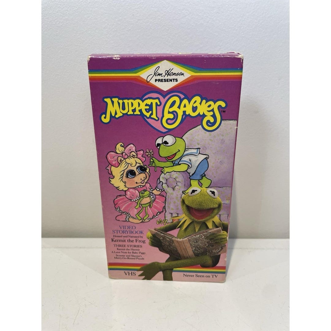 Jim Henson Muppet Babies VHS Tape Video Storybook Vintage - Etsy