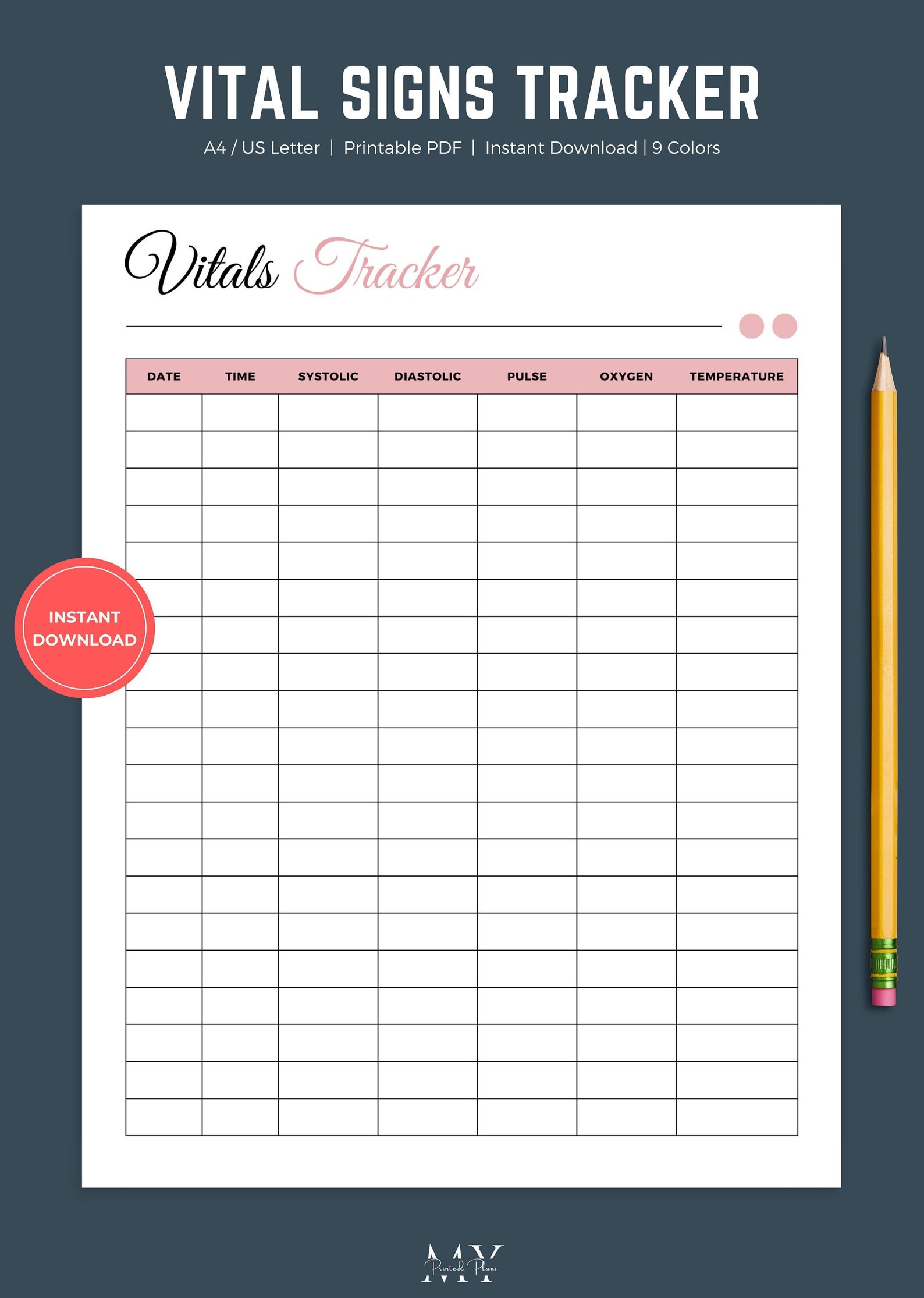 Vitals Log Printable, Vital Signs Tracker, Vitalsigns Template, Vital Vitals Log Printable, Vital Signs Tracker, Vitalsigns Template, Vital