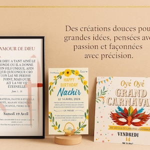 cartes d’invitation prêtes à imprimer