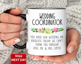 Wedding Coordinator Mug Personalized, Bridal Party Gift for Wedding Planner, Chaos Coordinator Thank You Gift, Coffee Cup for Event Planner