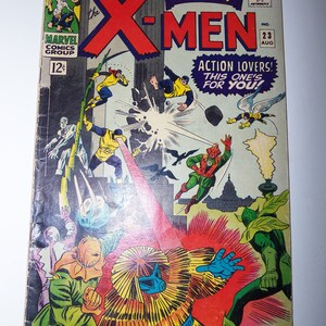 X-men #23 Silver Age Comic Book 1966 GD-VG Condition
