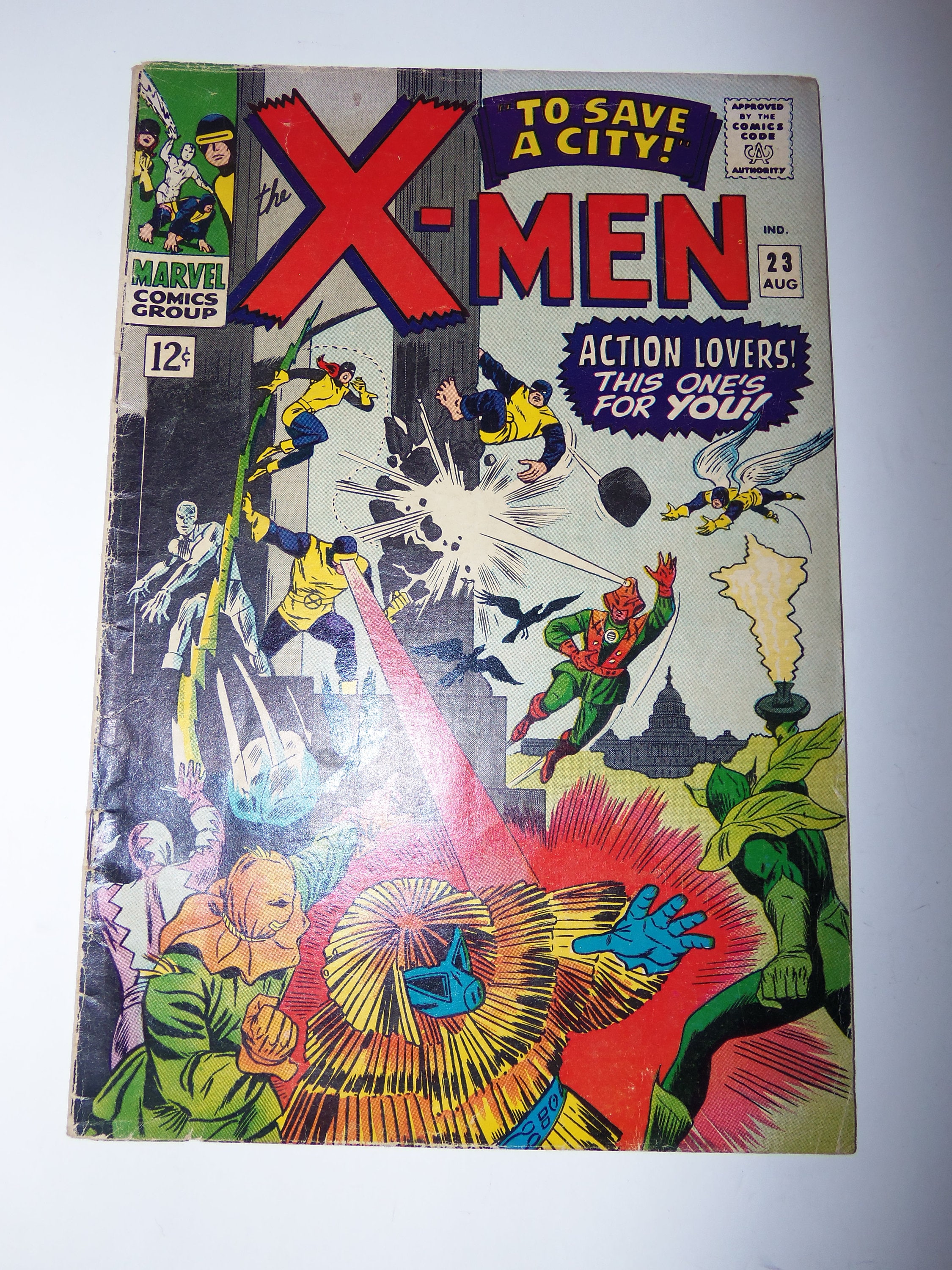 X-men #23 Silver Age Comic Book 1966 GD-VG Condition - Etsy
