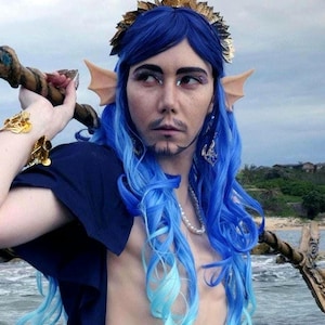 Sirena - Orejas de elfo dragón sirena Prótesis de látex felifae