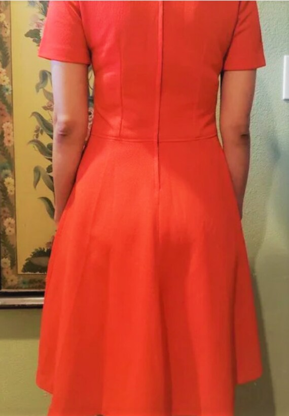 VINTAGE RedOrange Dress Gem