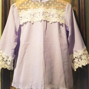 VINTAGE Lilac Blouse