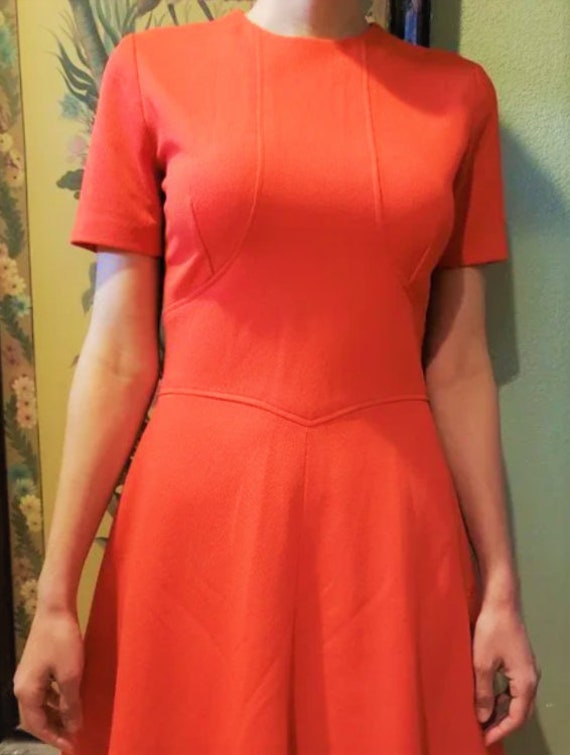 VINTAGE RedOrange Dress Gem