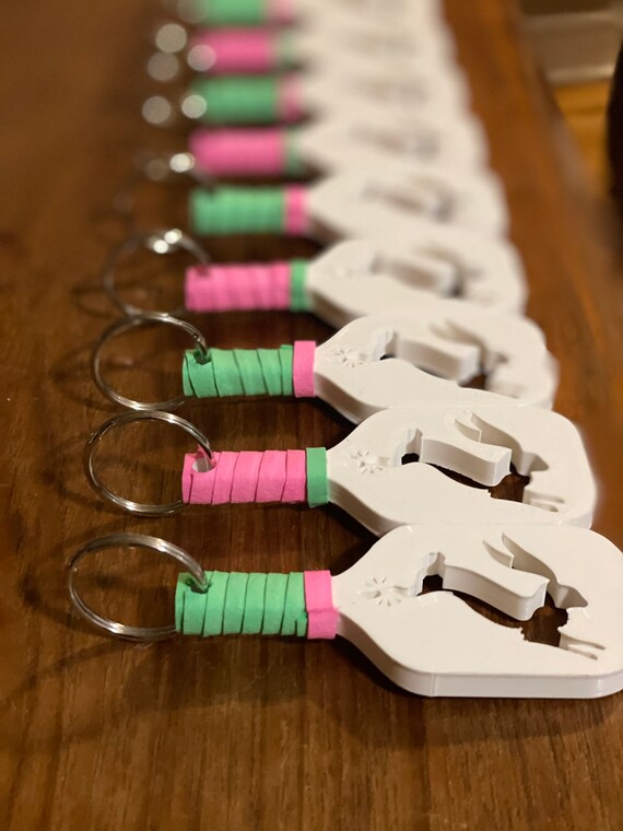 Personalized Pickleball Paddle Keychain Etsy