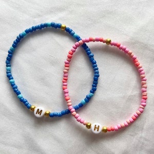 Personalised beaded bracelets/Name bracelets/Friendship bracelets/Customisable beaded bracelets