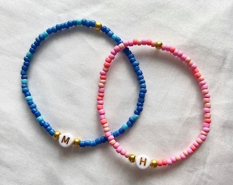 Personalised beaded bracelets/Name bracelets/Friendship bracelets/Customisable beaded bracelets