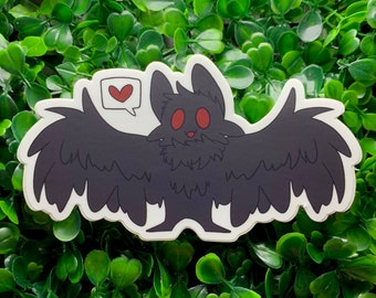 mothman hug sticker