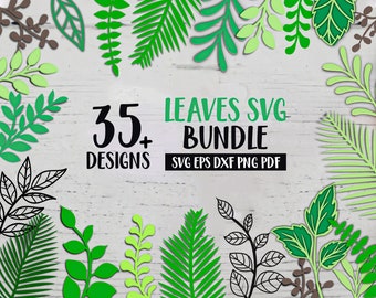 Leaves for Rolled Flowers SVG, Paper Flower Leaves SVG, Leaves SVG, Leaf Svg, Leaves svg bundle, Paper leaves svg for Cricut and Silhouette