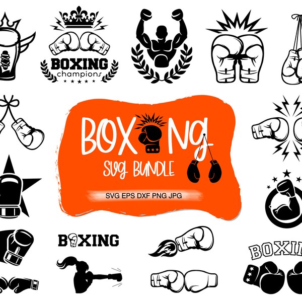 Boxing Svg Bundle | Boxer Svg | Boxer Png | Boxing Gloves Png | Boxing Gloves Svg | Boxing Clipart | Boxer Clipart | Boxing Shirt Svg