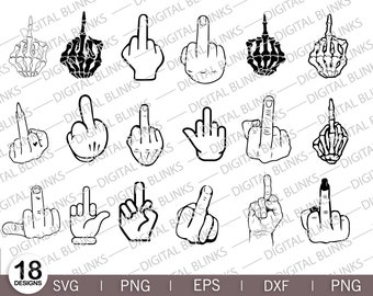 Mittelfinger SVG, Mittelfinger Cricut, Mittelfinger PNG, Mittelfinger SVG Schnittdatei, Mittelfinger, Skelett svg