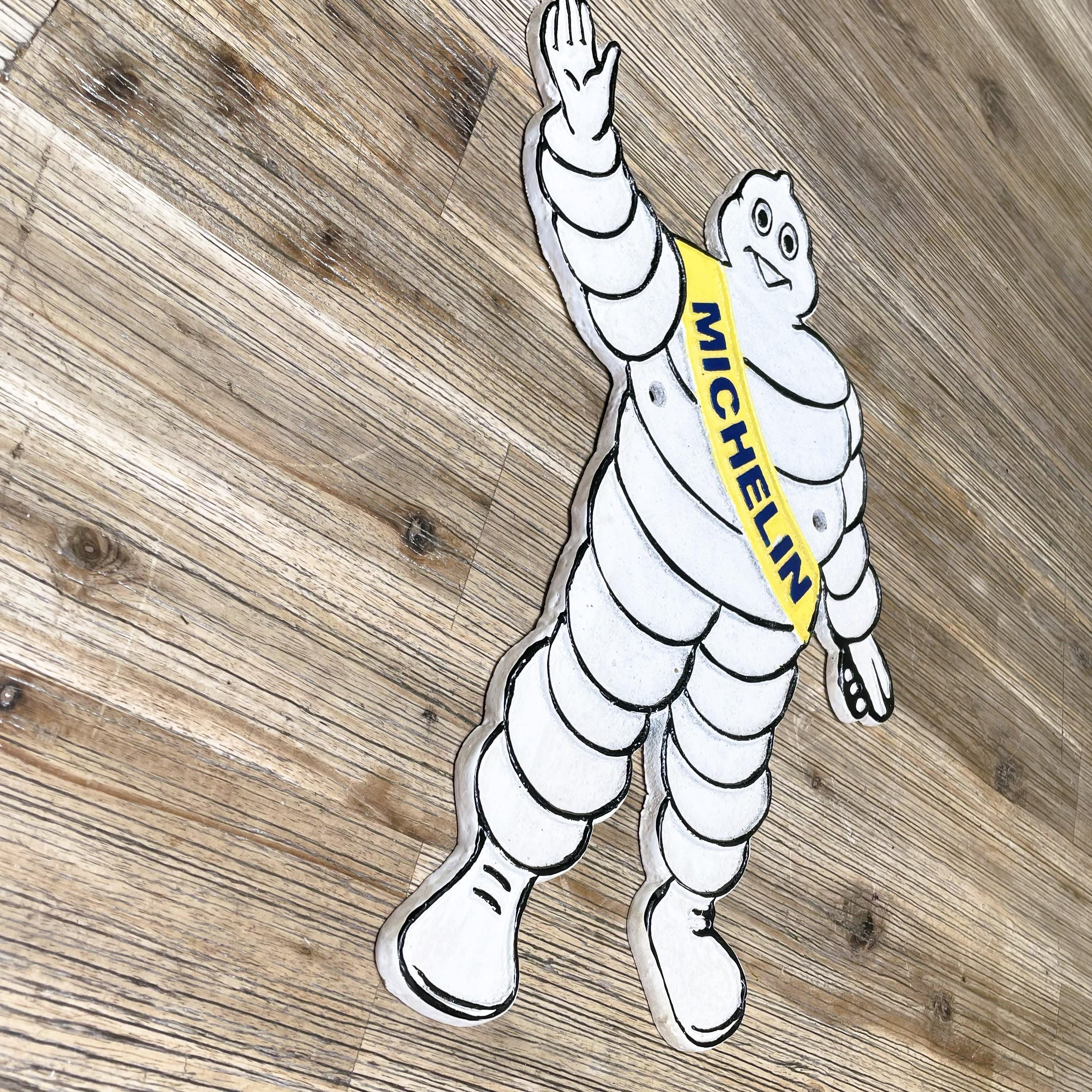 キャラクター michelin キーホルダー・ミシュラン社ビバンダムくん黒い