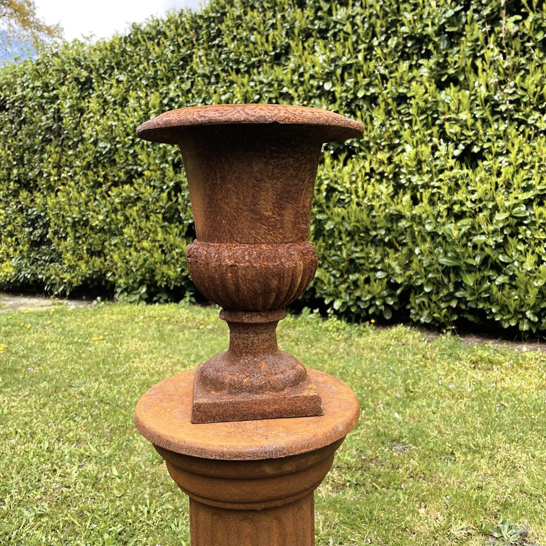 Ancien Vase-pot Japonais En Céramique : Pêcheur Au Panier, Vintage