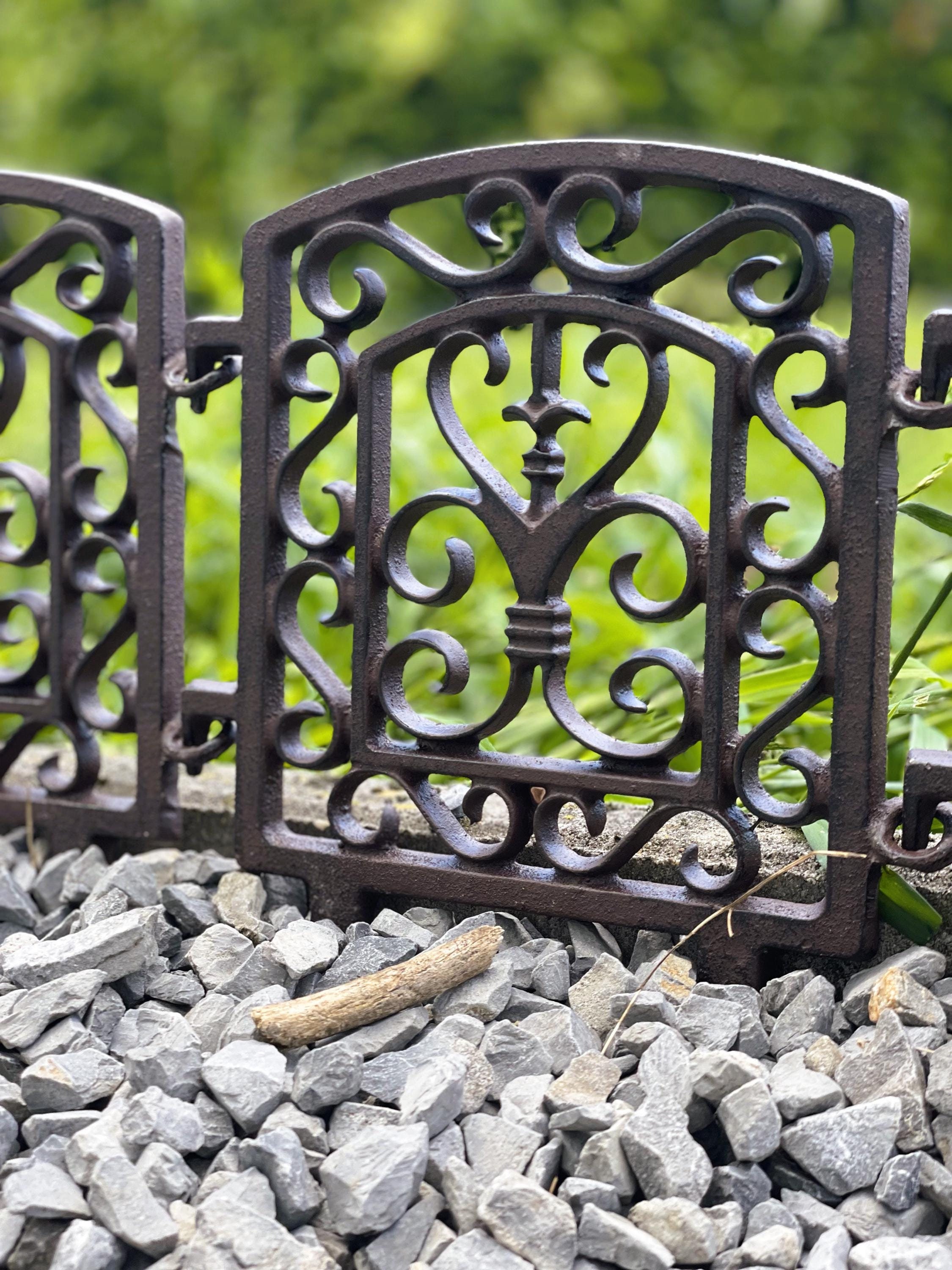 4x Recinzione di confine per giardino - Recinzioni di separazione - Per 4 pezzi - Recinzioni di confine