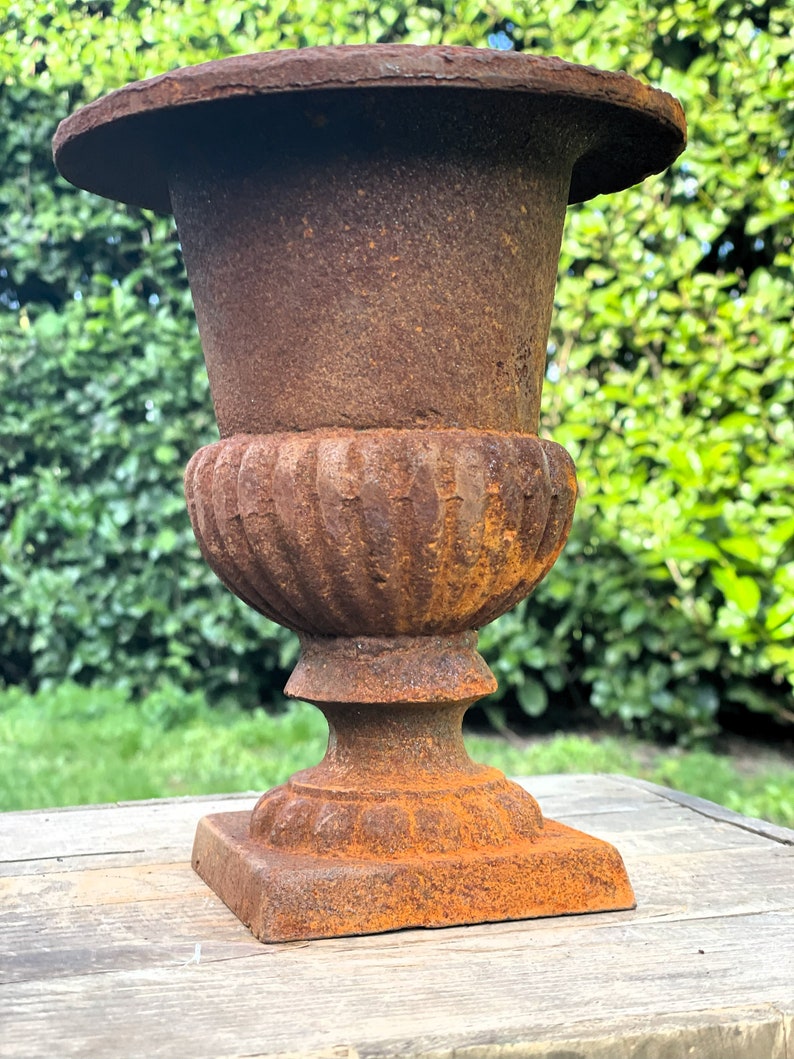 Vase de jardin à la française Jardinière Urne classique 22 cm image 5