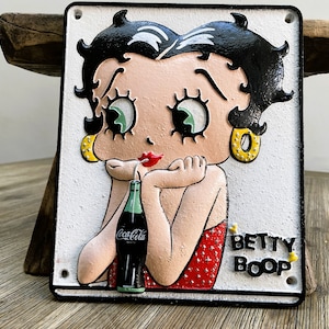 ベティ・ブープ コカ・コーラ 木製ウォールデコ Coca cola betty boop - Etsy 日本
