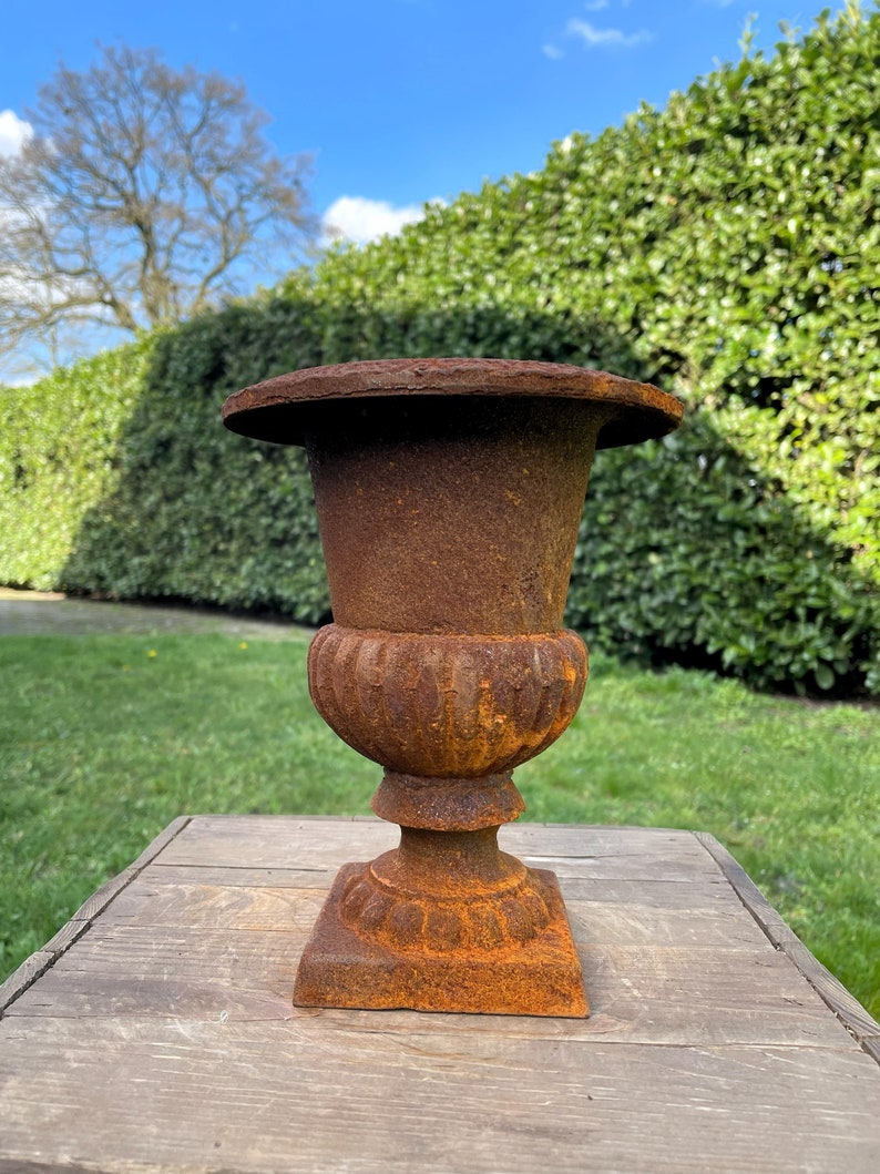 Vase de jardin à la française Jardinière Urne classique 22 cm image 3