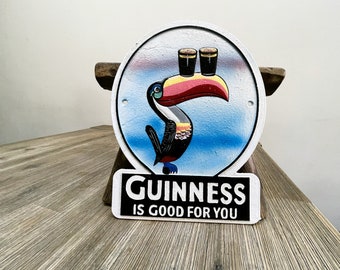 Guinness Pub Schild - Gusseisen Pub Schild - Irische Brauerei