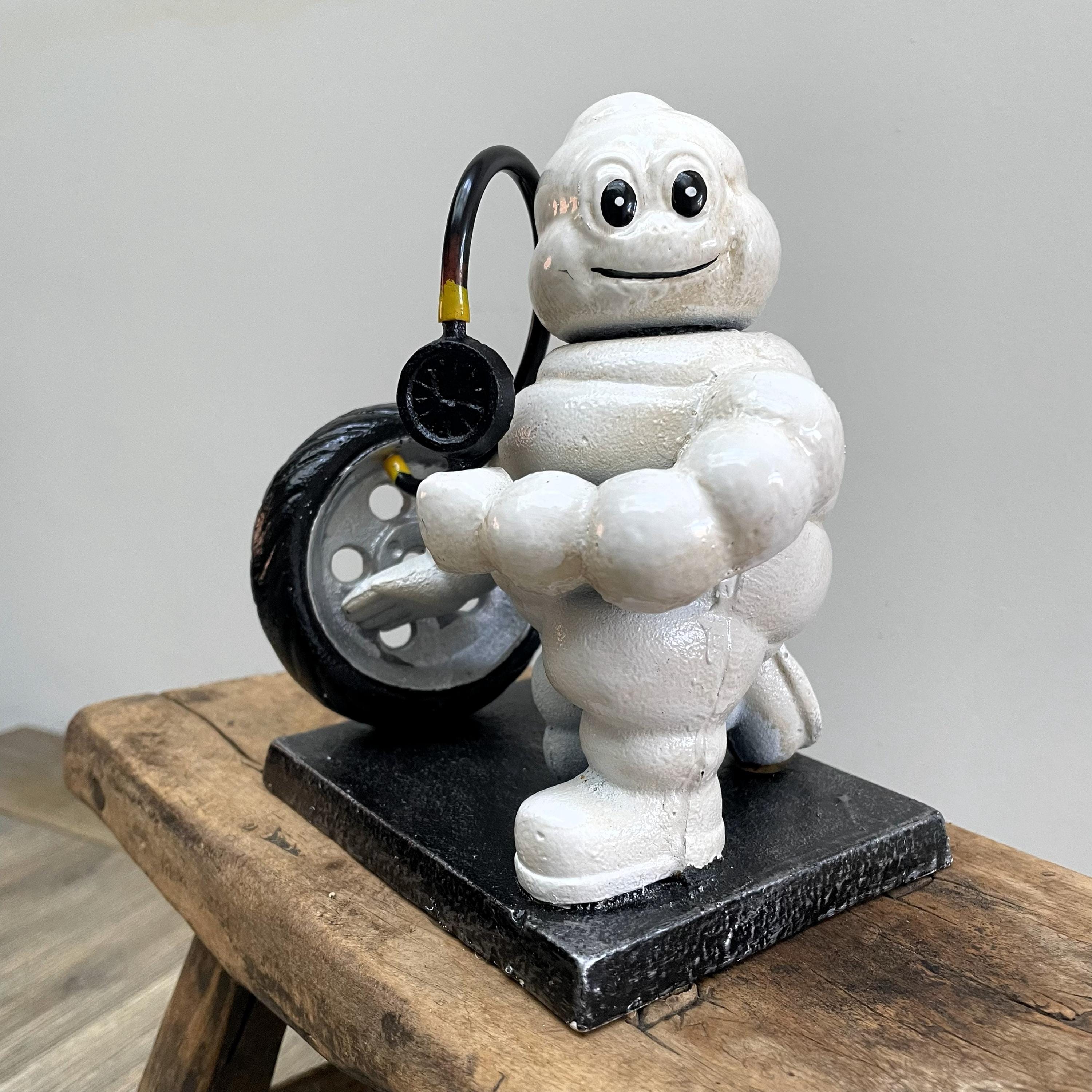 Michelin Man Bibendum Cast Iron Figurine – Vintage Michelin Mascot