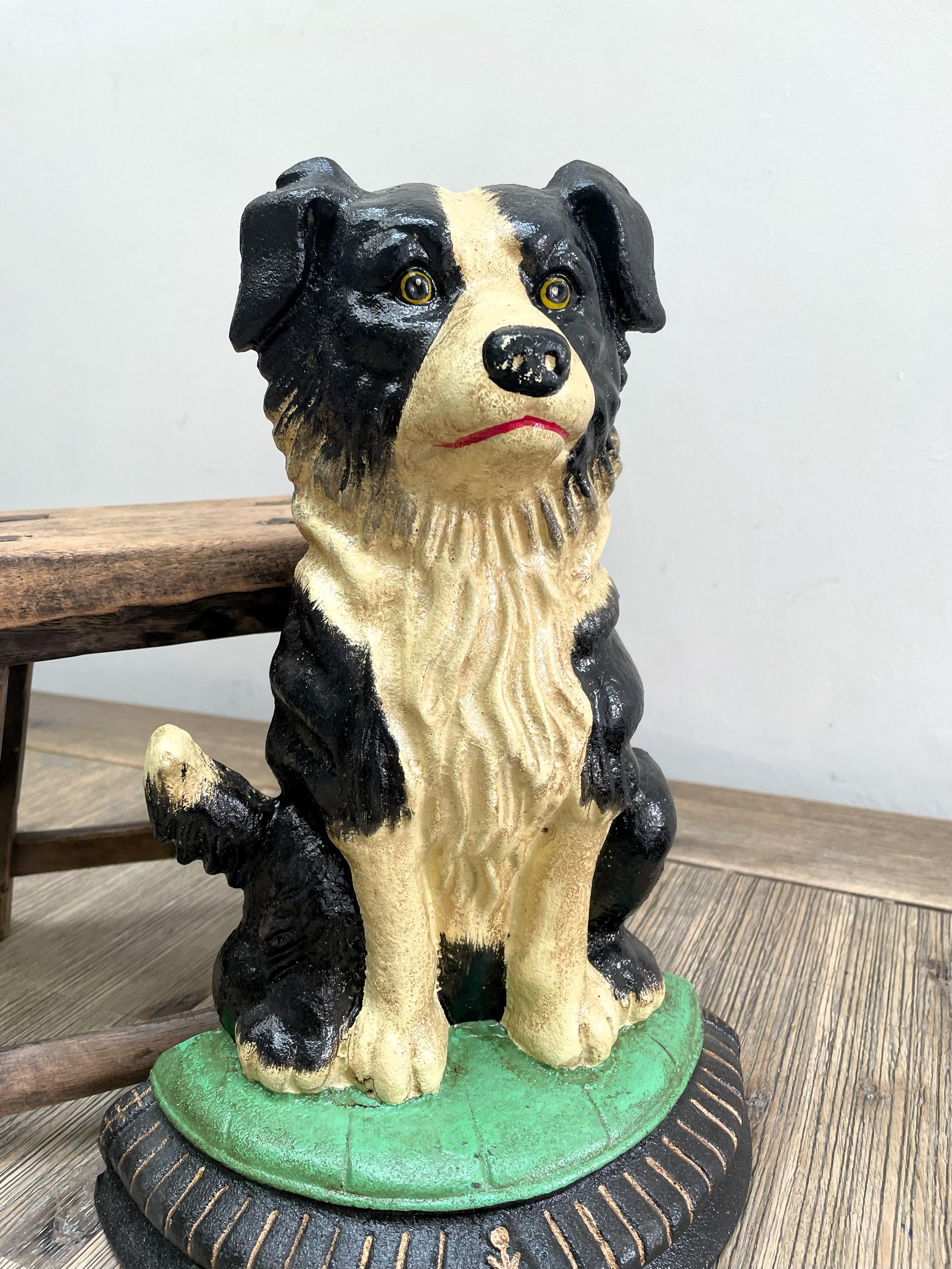 Border collie doorstop hotsell