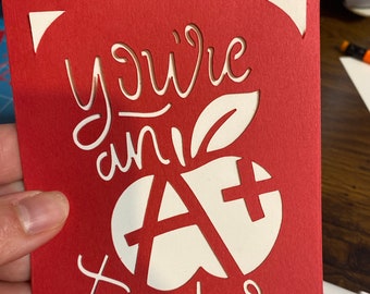 Teacher Appreciation Card