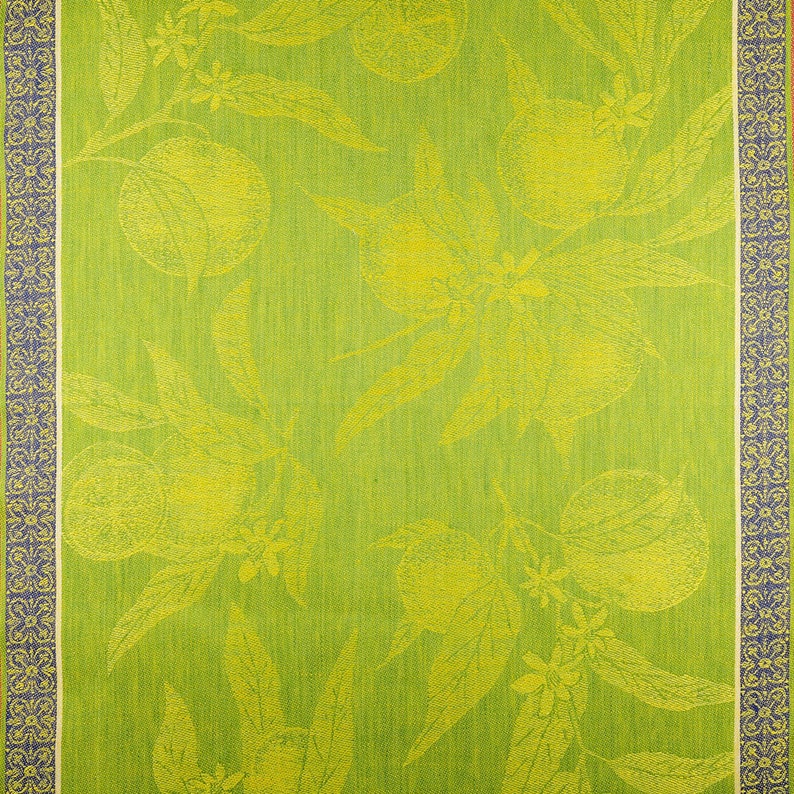 Bright Parrot Green Kitchen Tea Towel Etsy UK