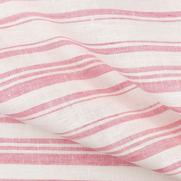 Chateau Rose Pink Striped Kitchen Tea Towel