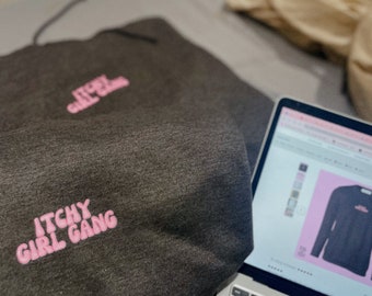 ITCHY GIRL GANG sweater by @itch_n_bitch  | Perfect Gift For eczema & itchy skin condition sufferer