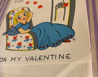 Vintage Valentine's Card, Unused