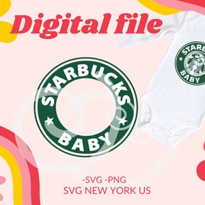 starbucks baby ring png, SVG starbucks baby ring