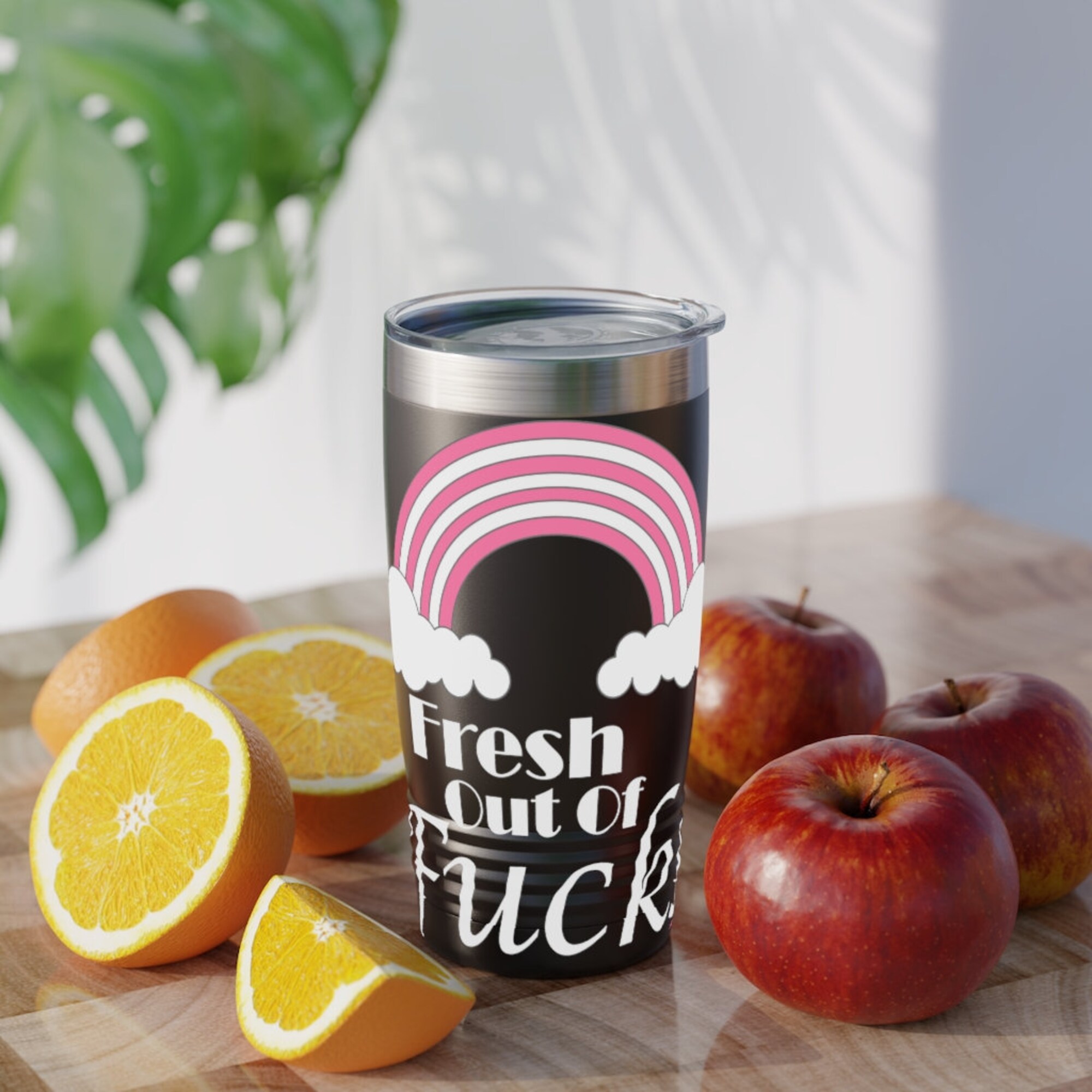 Fresh Out Inappropriate Humor Ringneck Tumbler, 20oz